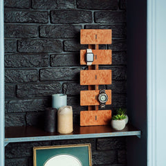 Watch Storage Wall, Watch Box for Men Wood, Wall Watch Display Case, Watch Hanger, Watch Organizer for Men