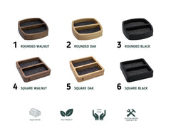 Two Chambers Wooden Organizer / Catchall Tray for Small Items
