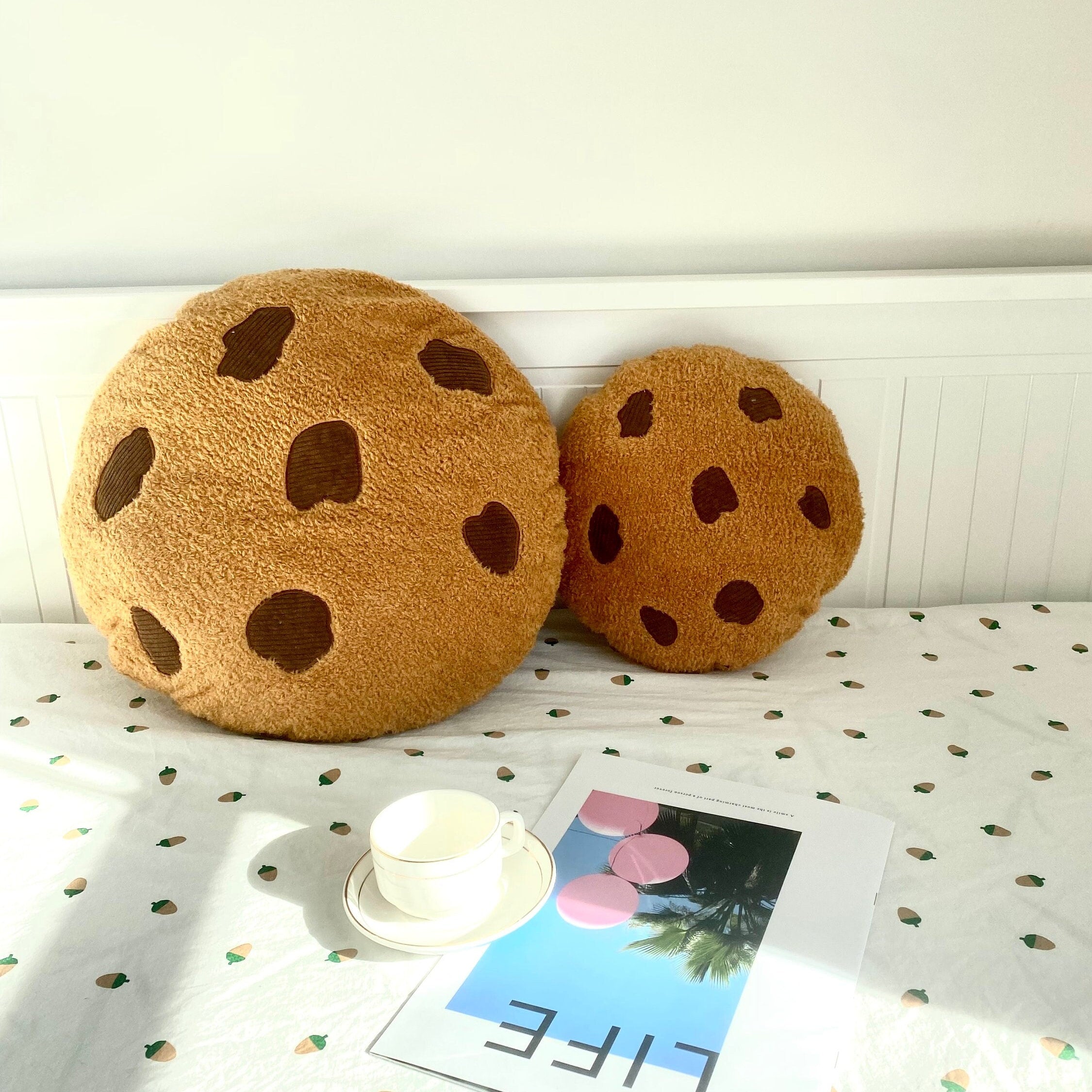 Chocolate Chip Cookie Throw Pillow